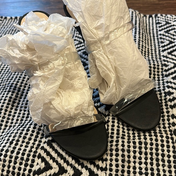 New without box clear strap heels - Picture 2 of 5
